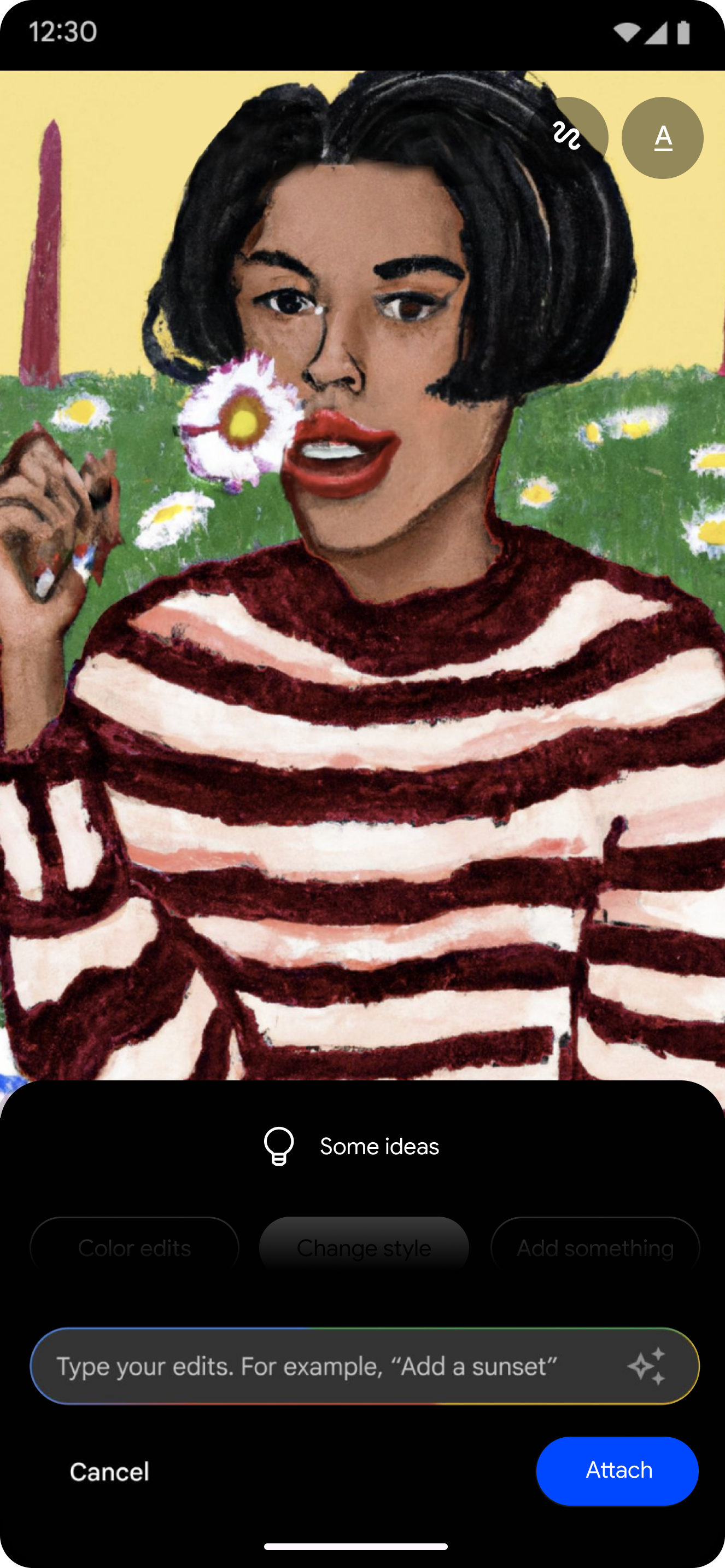 Prompt-based image editing